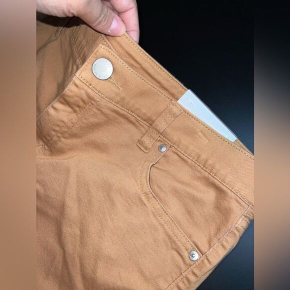 Lane Bryant High Rise Orangey Brown Pedal Pants Size 14 NWT - Picture 3 of 9